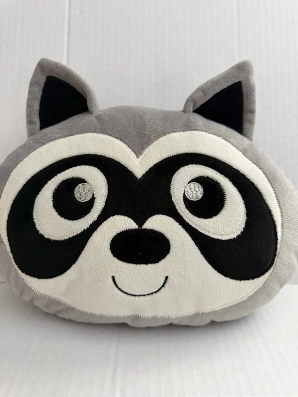 Hobby Lobby Gray and Black Raccoon Accent Pillow